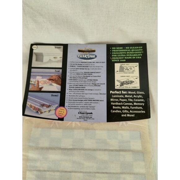 Vintage Rub on Chartpak Chubbiest - Crackle Doodle 2002 Actuations - DiClemente - Picture 4 of 6